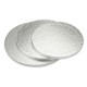 Cake drum 25cm zilver